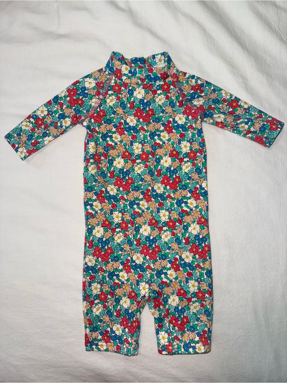 Baby Boden Floral Sun Safe Surfsuit